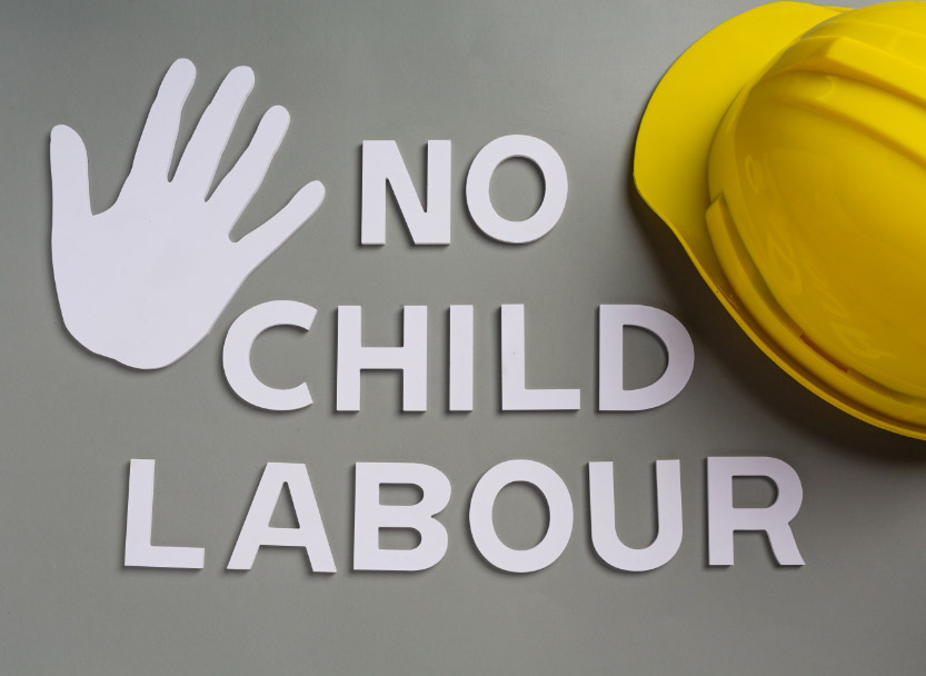 World day against child labour concept
